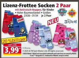 Norma Lizenz-Frottee Socken 2 Paar Angebot