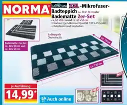 Norma XXL-Mikrofaser-Badteppich ca. 70 x 120 cm oder Badematte 2er-Set Angebot