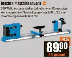 V Baumarkt Güde Drechselmaschine GDM 600 Angebot