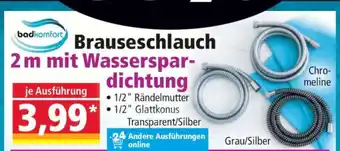 Norma Brauseschlauch 2 m mit Wasserspardichtung Angebot