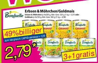 Norma Erbsen & Möhrchen/Goldmais Angebot