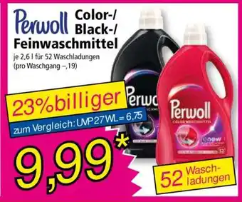 Norma Perwoll Color-/Black-/ Feinwaschmittel Angebot