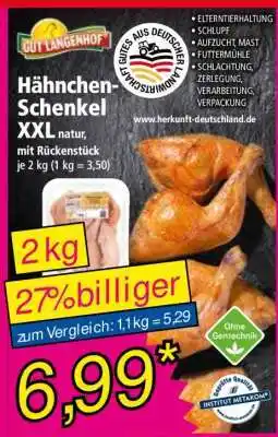 Norma Hähnchen- Schenkel XXL Angebot