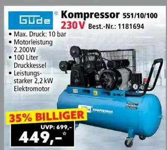 Norma Kompressor 551/10/100 230V Angebot