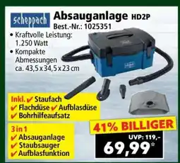 Norma Absauganlage HD2P Angebot
