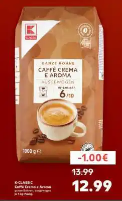 Kaufland K-CLASSIC Caffè Crema e Aroma Angebot
