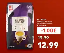 Kaufland K-CLASSIC Espresso cremoso Angebot