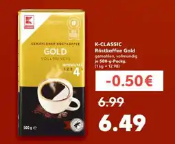 Kaufland K-CLASSIC Röstkaffee Gold Angebot
