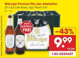 Netto Marken-Discount Bitburger Premium Pils oder Alkoholfrei Angebot