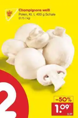 Netto Marken-Discount Champignons weiß Angebot