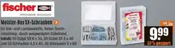 V Baumarkt Fischer Meister-Box SX+Schrauben Angebot