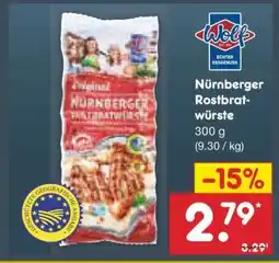 Netto Marken-Discount Nürnberger Rostbratwürste Angebot