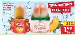 Netto Marken-Discount Frosty Peach oder Mango Ice Cream Angebot