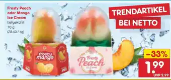 Netto Marken-Discount Frosty Peach oder Mango Ice Cream Angebot
