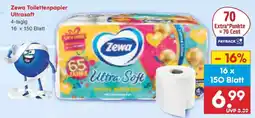Netto Marken-Discount Zewa Toilettenpapier Ultrasoft Angebot
