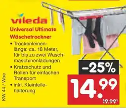Netto Marken-Discount Vileda Universal Ultimate Wäschetrockner Angebot