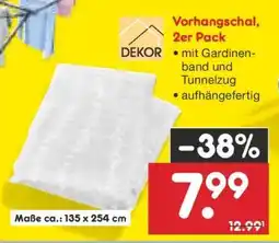 Netto Marken-Discount Vorhangschal, 2er Pack Angebot