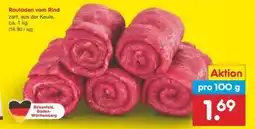 Netto Marken-Discount Rouladen vom Rind Angebot