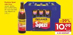 Netto Marken-Discount Paulaner Spezi oder Limo Angebot