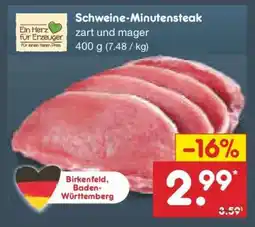 Netto Marken-Discount Schweine-Minutensteak Angebot
