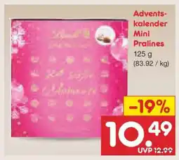 Netto Marken-Discount Adventskalender Mini Pralines Angebot