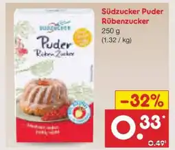 Netto Marken-Discount Südzucker Puder Rübenzucker Angebot
