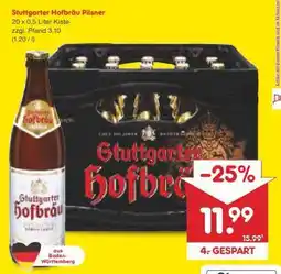 Netto Marken-Discount Stuttgarter Hofbräu Pilsner Angebot