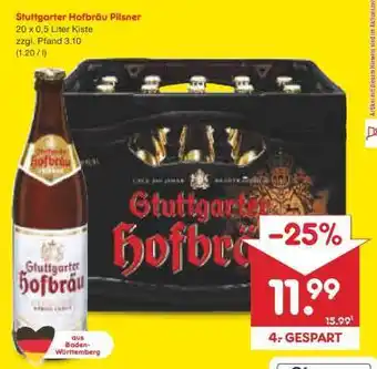 Netto Marken-Discount Stuttgarter Hofbräu Pilsner Angebot
