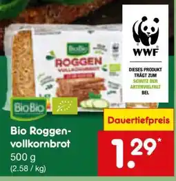 Netto Marken-Discount Bio-Roggen Vollkornbrot Angebot
