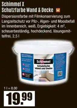 V Baumarkt Schimmel X Schutzfarbe Wand & Decke Angebot