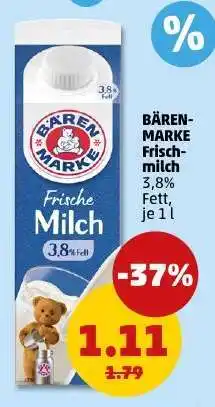 PENNY BÄREN-MARKE Frischmilch Angebot