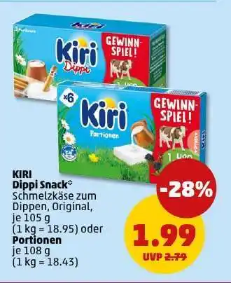 PENNY KIRI Dippi Snack Angebot