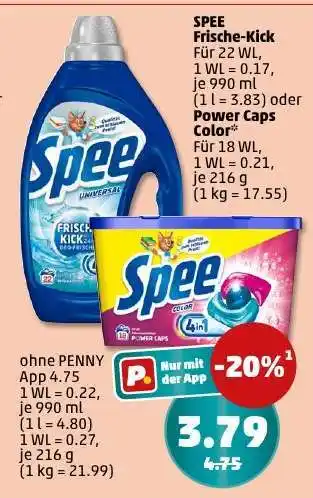 PENNY SPEE Frische-Kick Angebot