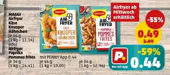 PENNY MAGGI Airfryer Käse Knusper Hähnchen Angebot