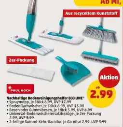 PENNY Nachhaltige Bodenreinigungshelfer ECO LINE Angebot