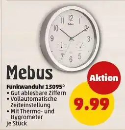 PENNY Funkwanduhr 13095 Angebot