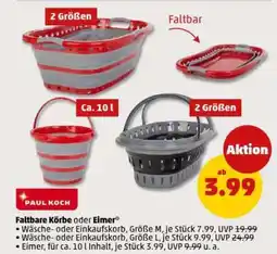 PENNY Faltbare Körbe oder Eimer Angebot