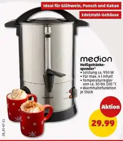 PENNY medion Heißgetränke-spender Angebot