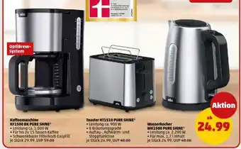 PENNY Wasserkocher WK1500 PURE SHINE Angebot