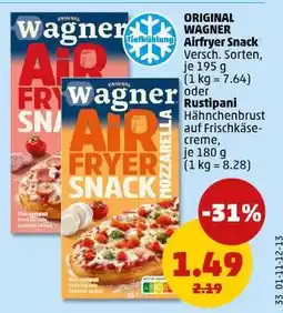 PENNY ORIGINAL WAGNER Airfryer Snack Angebot