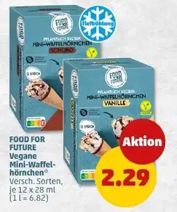PENNY FOOD FOR FUTURE Vegane Mini-Waffelhörnchen Angebot