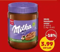 PENNY MILKA Haselnusscreme Angebot