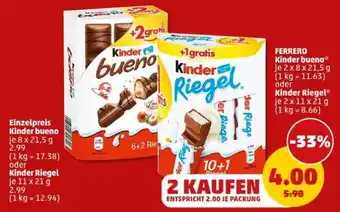 PENNY FERRERO Kinder bueno Angebot