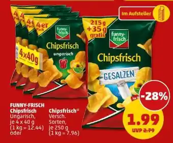 PENNY Chipsfrisch* Versch. Sorten, je 250 g Angebot