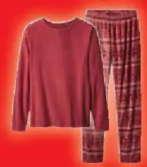 Lidl Esmara Fleece- Pyjama Angebot