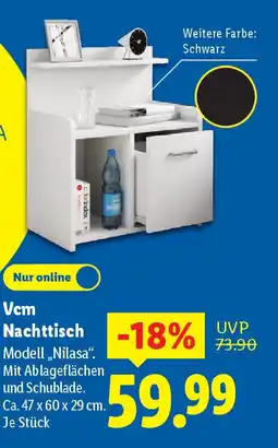 Lidl Vcm Nachttisch Angebot