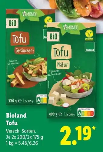 Lidl Bioland Tofu Angebot