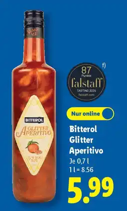 Lidl Bitterol Glitter Aperitivo Angebot