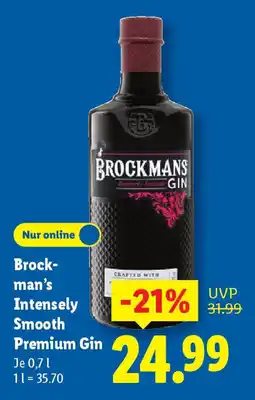Lidl Brock- man's Intensely Smooth Premium Gin Angebot