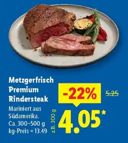 Lidl Metzgerfrisch Premium Rindersteak Angebot